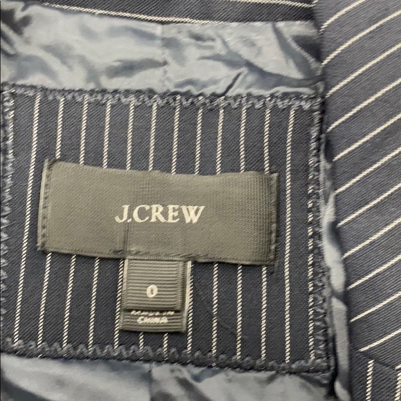 J. Crew stripes blazer size 0 - Picture 6 of 10